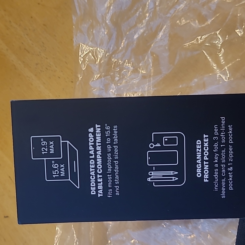 Samsonite Xenon 4.0 Slim Black Laptop Backpack NWT - Picture 10 of 13
